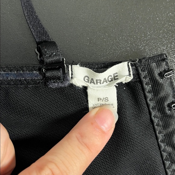 Garage Black Corset Top Size S - Picture 10 of 10